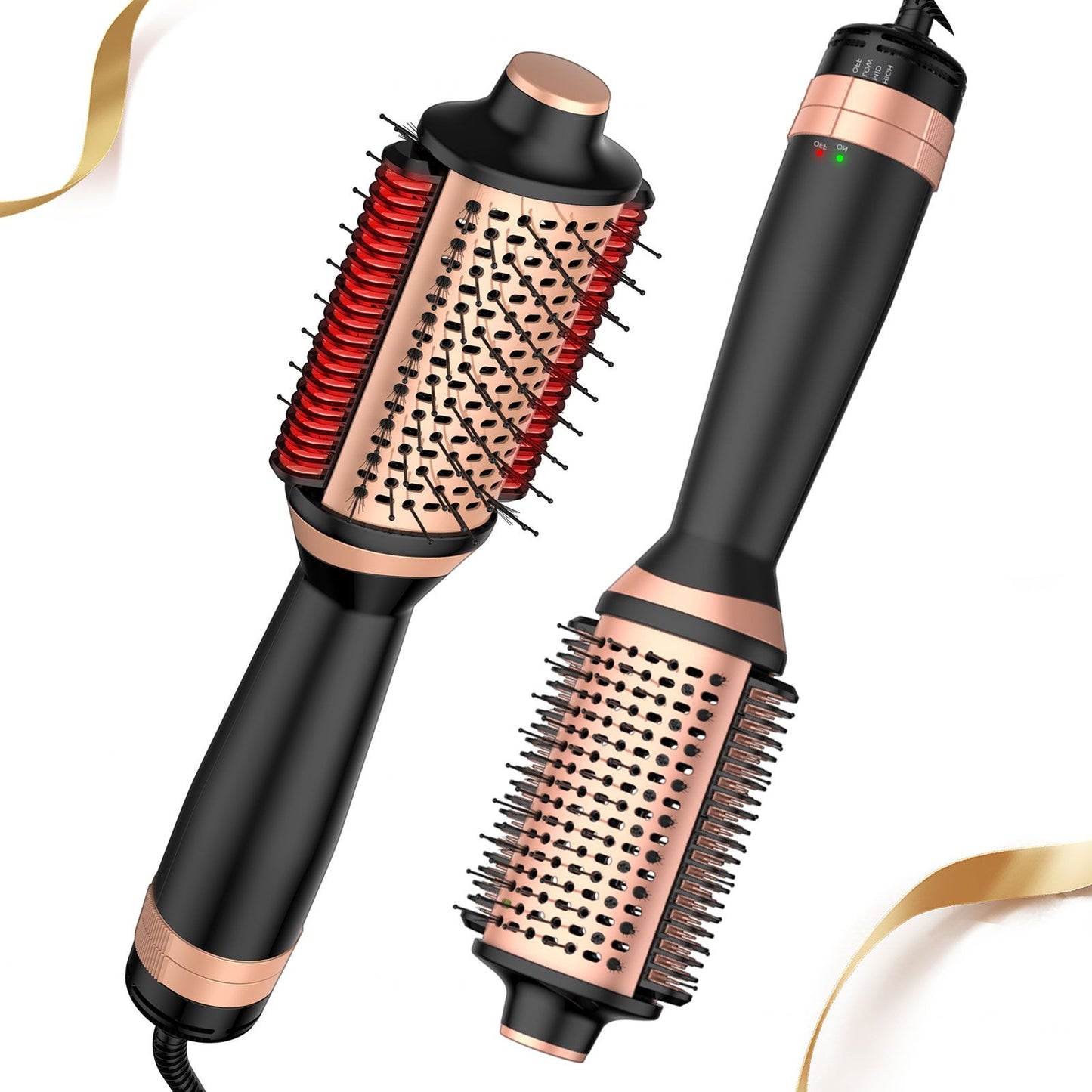 2 in 1 Blow Dryer Brush Hair Straightener Brush in One Hair Blowdryers Brush for Hair 1000W Hair Dryer Brush and Smooth Heated Comb Hair Straightener Brush Hot Air Brush for Drying, Volumizing